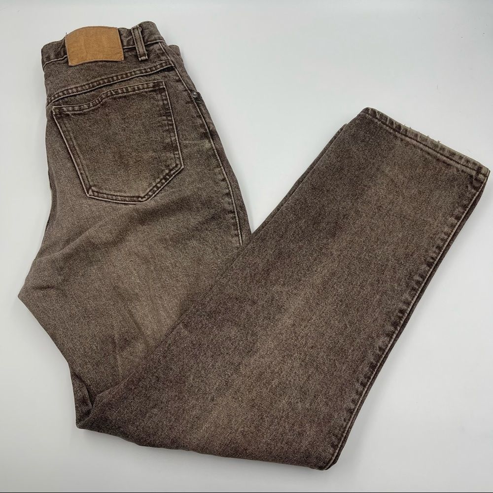 Vintage X-AM Distressed Brown Denim Jeans